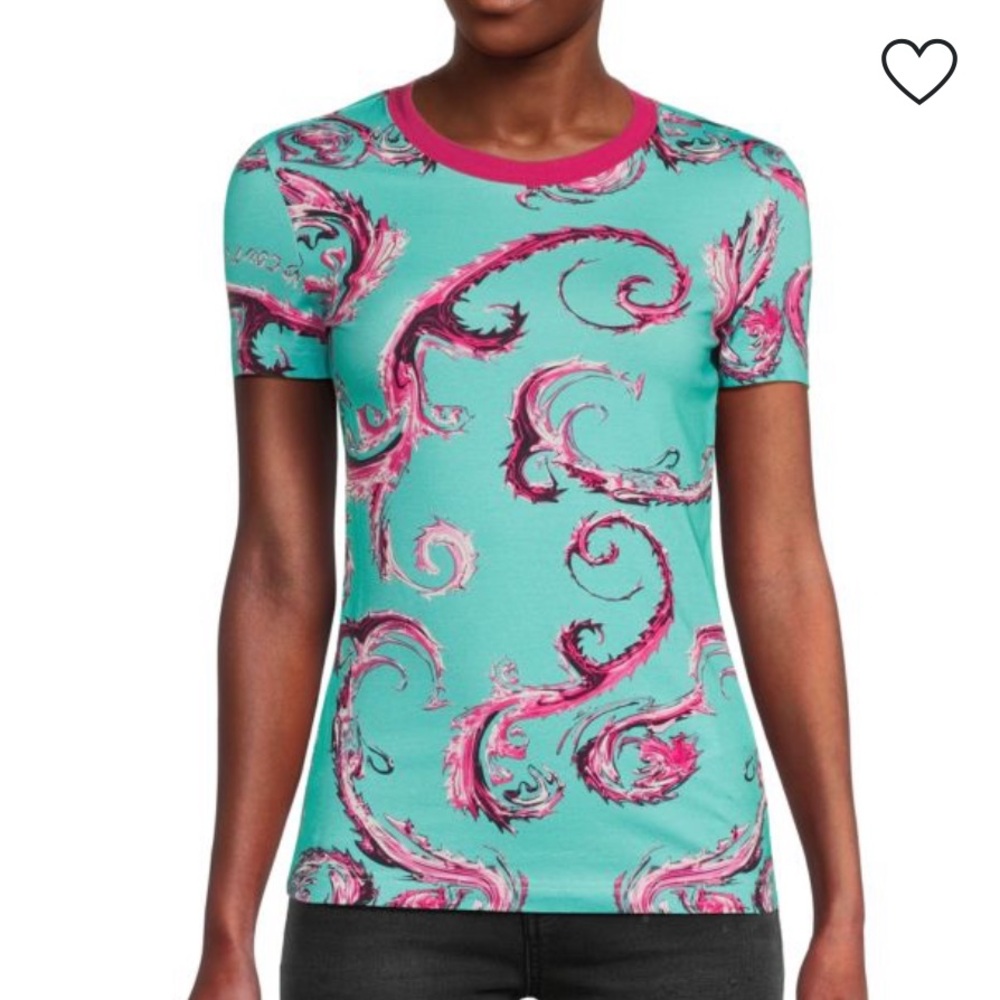 Versace Jeans Couture Baroque Print T Shirt S NWT